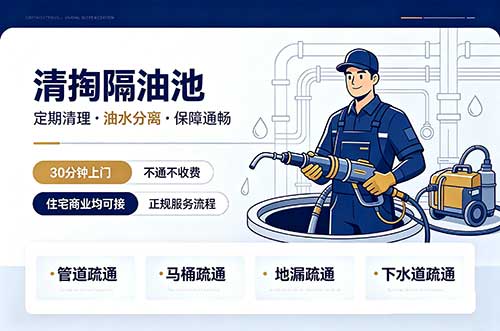 肇庆清掏隔油池